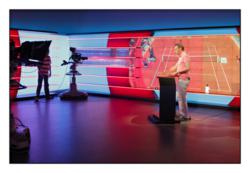 NOS Studios in the Netherlands video wall powered by a Datapath x4 set up